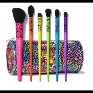 Morphe X Lisa Frank 6 piece brush set and bag